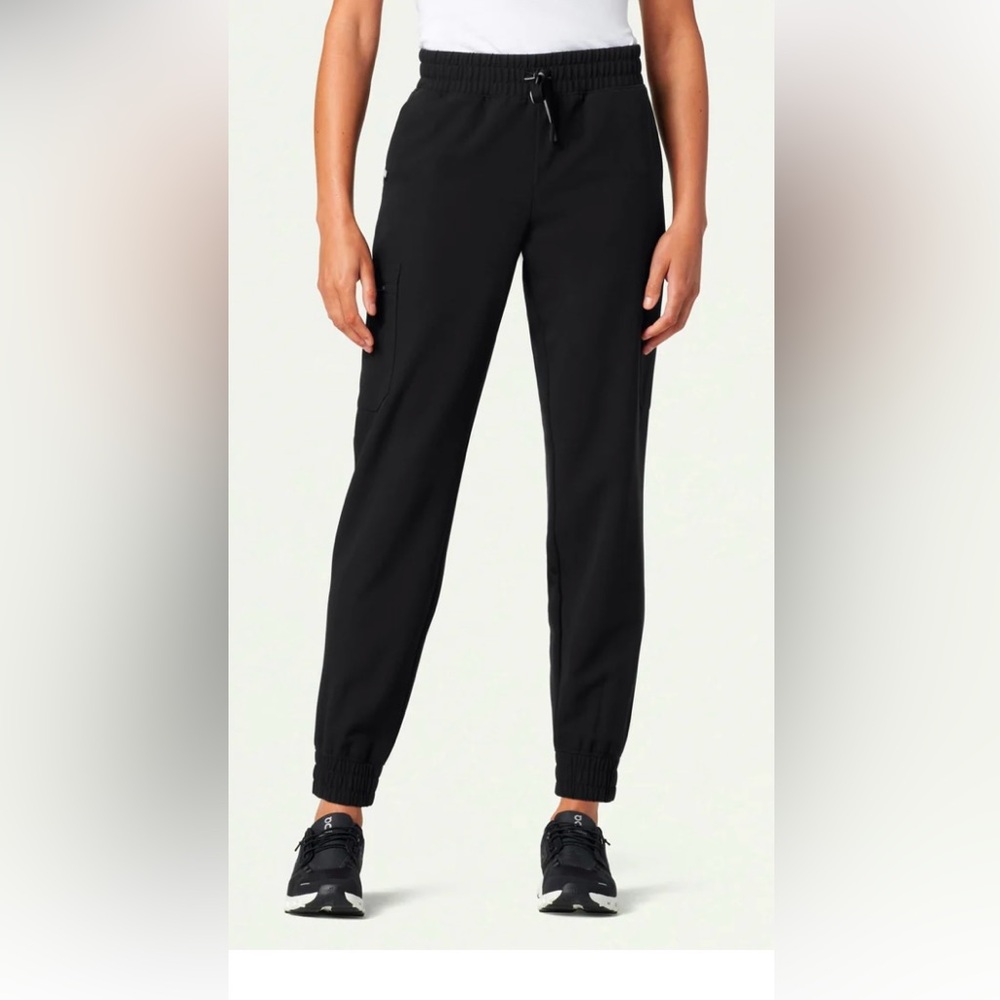 Jaanuu Black Neo Everyday Cargo Scrub Jogger